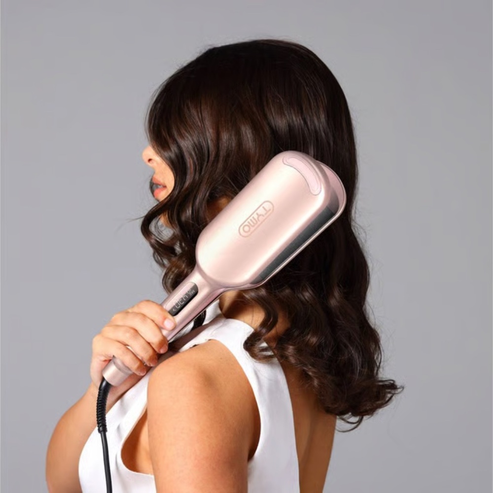 Tymo waver, Tymo Rose Gold Hair Curler Brush for Women - Rose Gold